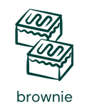 Kawa z nutami brownie